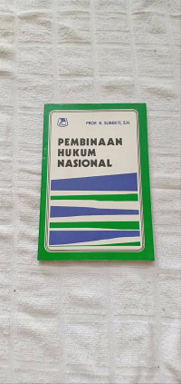 Pembinaan hukum nasional