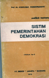 Sedikit tentang sistem pemerintahan demokrasi