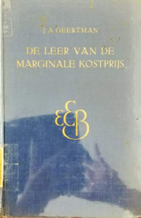 De leer van de marginale kostprijs