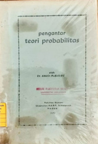 Pengantar teori probabilitas