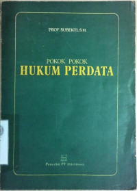 Pokok-pokok hukum perdata