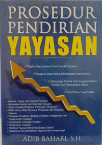 Prosedur Pendirian Yayasan