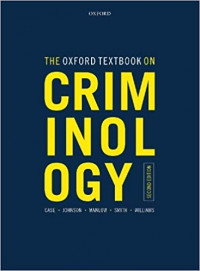 The Oxford Textbook On Criminology