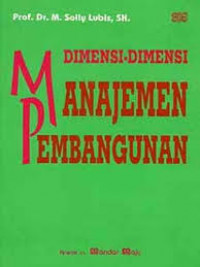 Dimensi-Dimensi Manajemen Pembangunan