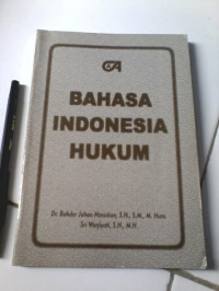 Bahasa Indonesia hukum