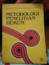 Metodologi penelitian hukum