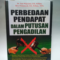 Perbedaan Pendapat Dalam Putusan Pengadilan